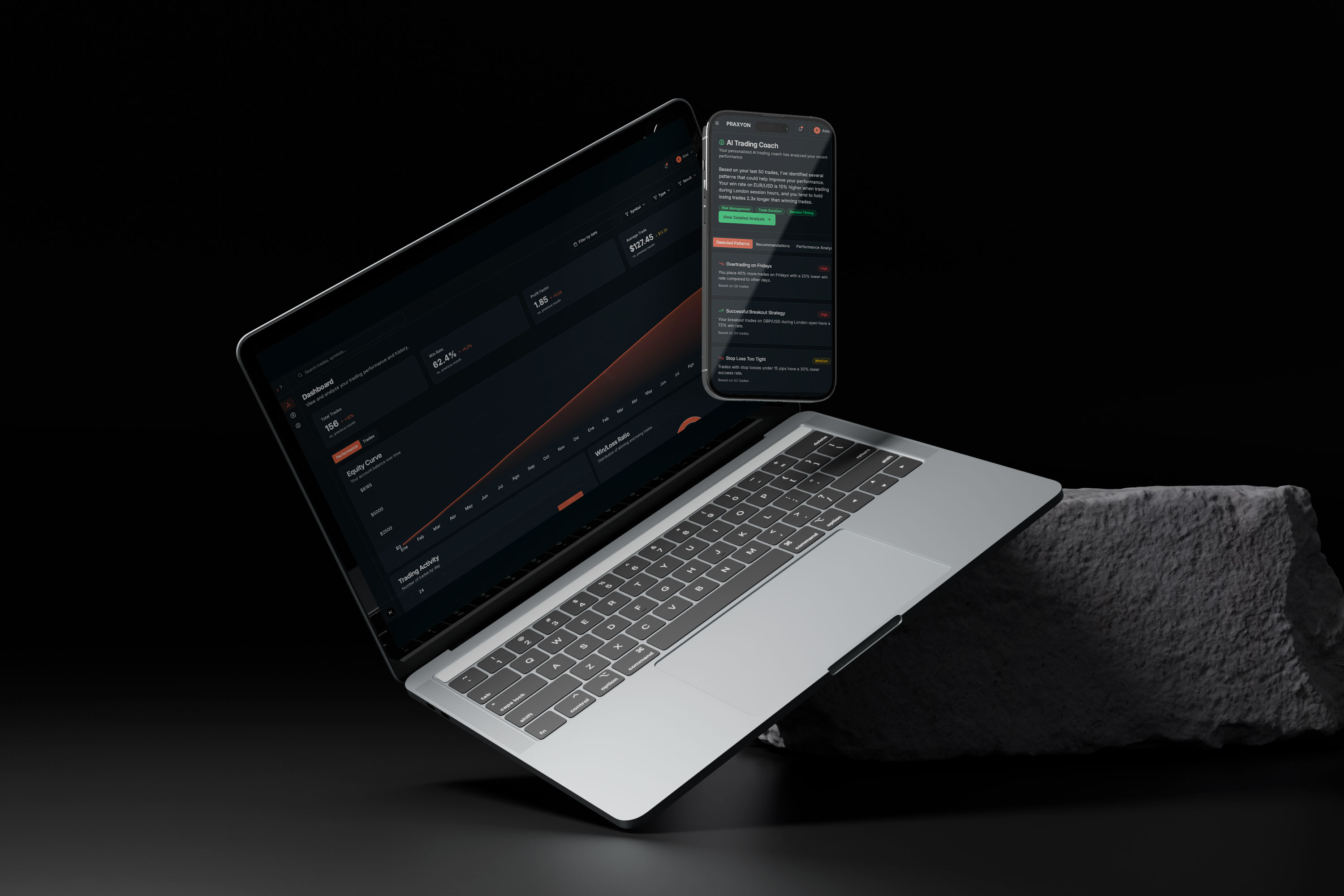 TradingTrackr Trading Dashboard Preview